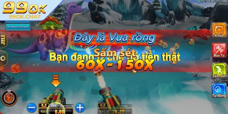 Chuyên Gia Săn Rồng 99OK – Trải Nghiệm Săn Thưởng Kịch Tính 2 Các loài khủng long đặc biệt