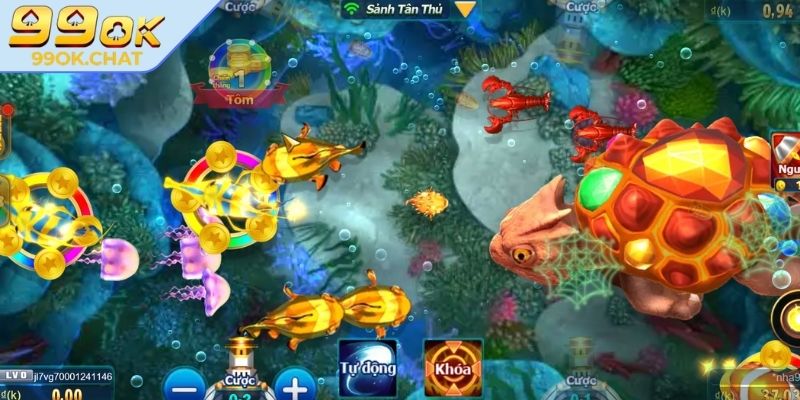 Đánh Cá Vui Vẻ 99OK – Trải Nghiệm Giải Trí Đại Dương Độc Đáo 2 Hàng loạt phần thưởng giá trị
