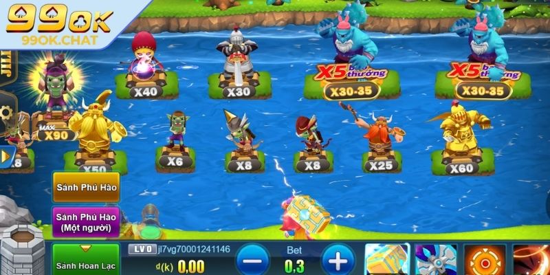 Đoạt Bảo Truyền Kỳ 99OK – Trải Nghiệm Game Bắn Cá Hấp Dẫn 2 Điểm khác biệt trong Đoạt bảo truyền kỳ 99OK