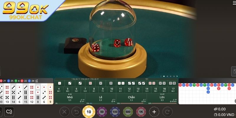 Sicbo 99OK – Trải Nghiệm Game Xúc Xắc Hấp Dẫn Và Kịch Tính 2 Cược Tài/Xỉu nhận thưởng hấp dẫn